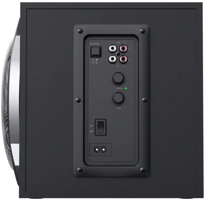 Trust Tytan Altavoces 2.1 de 120 W Pico (60 W RMS) con Subwoofer de Madera, Negro Trust Tytan Altavoces 2.1 de 120 W Pico (60 W RMS) con Subwoofer de Madera, Negro
